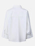 Rabens Saloner Chloe poplin full shirt white